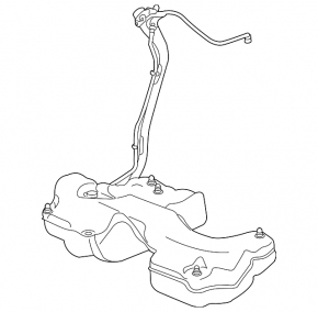 Fuel tank for the Audi A4 B9 20-21 2.0T