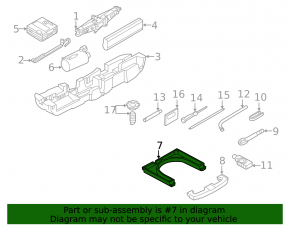 Trunk tray Audi A3 22-26