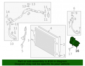 Hyundai Ioniq 18-22 PHEV Air Conditioning Compressor