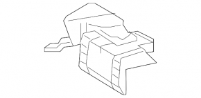 Toyota Prius 50 Prime 17-22 On-Board Charger Cooling Duct