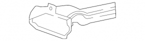 Right front bumper air duct for Land Rover Range Rover 18-21 rest.