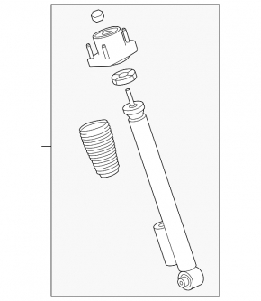 Land Rover Range Rover 13-21 5.0 Rear Right Shock Absorber