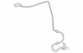 Rear left ABS sensor Mercedes W221