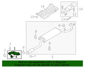 Intake pipe Hyundai Santa FE Sport 17-18 rest 2.4