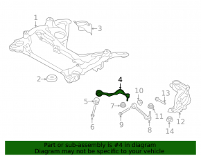 Lower control arm front left front BMW 3 F30 12-18 RWD