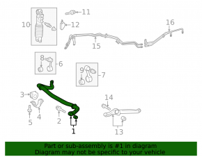 Front stabilizer bar for Toyota Land Cruiser 2008-2021
