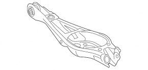 Lower arm under spring rear right Honda Civic X FC 16-21