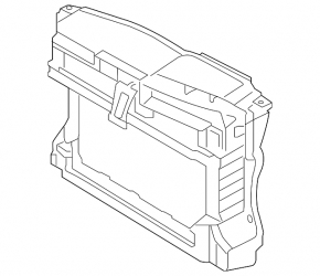 TV radiator panel VW Golf 10-14 2.0D