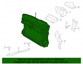 TV radiator panel VW Golf 10-14 2.0D