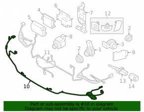 BMW 3 G80 21-25 Front Bumper Wiring