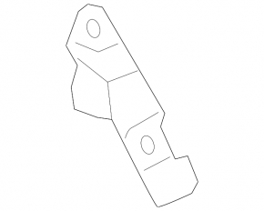 Trunk door shock absorber bracket on the door right Lexus UX200 UX250h 19-