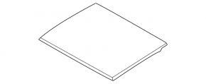 Front sunroof glass Hyundai Santa FE Sport 13-18