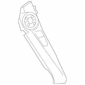 Left steering wheel control buttons for Toyota Prius V 12-14 with voice control, push buttons