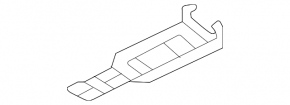 Driver's seat runner trim, front left, Nissan Rogue 21-24