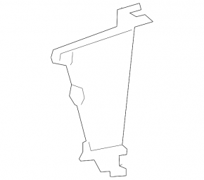 Front bumper air duct left Audi A4 B9 17-19 S-Line