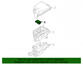 Hyundai Sonata 20-23 HEV underhood fuse box
