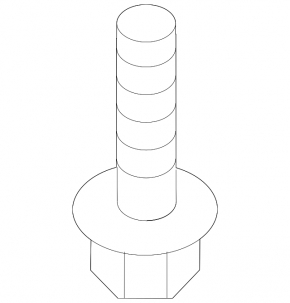 Front subframe mounting bolt Mazda CX-5 17-75mm