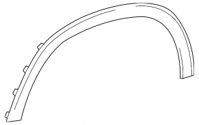 Front right fender arch trim Mercedes W167 GLE 350 24-26