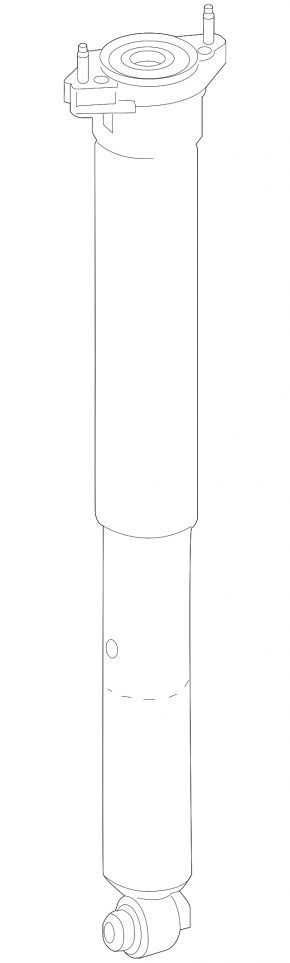Shock absorber rear left Mercedes GLC 16-22