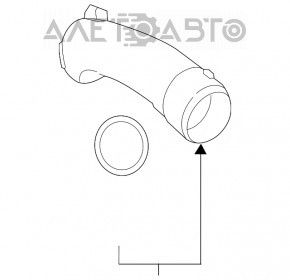 Turbocharger pipe Mercedes GLC 300/350e 16-19
