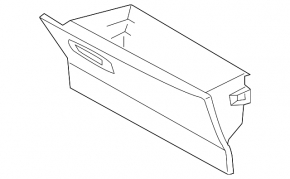 Lincoln Corsair 20-26 black glove compartment