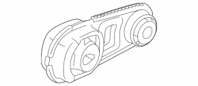 Mitsubishi Outlander 22-25 rear engine mount