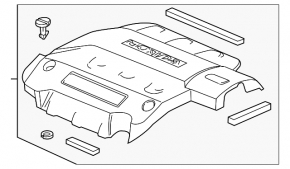 Honda Accord Engine Cover 13-17 3.5