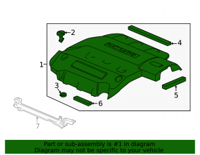 Honda Accord Engine Cover 13-17 3.5