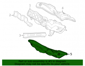 Toyota Venza 21 Manifold Guard - Lower