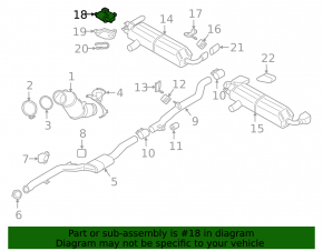 Exhaust Flap Actuator BMW 5 G30 17-23