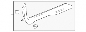 Door sill trim front left Chevrolet Malibu 16- gray