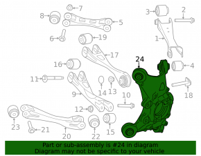 Rear left axle BMW i3 14-20