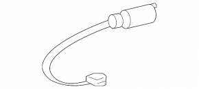 Brake pad wear sensor rear left BMW 3 F30 12-18