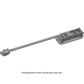 External trunk release button Chevrolet Bolt EUV 22-23 with handle