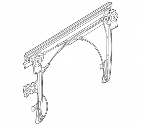Window lifter with motor front right Mini Cooper Clubman R55 07-14