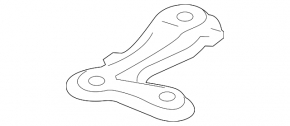 Front left subframe burr Lexus CT200h 14-17