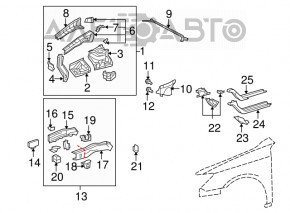 Lexus ES350 07-12 Front Strut Bar