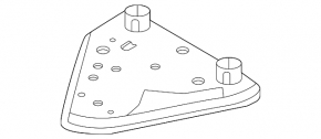 Front subframe lug, rear right, Nissan Ariya 23-25
