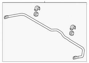 Front stabilizer bar Hyundai Santa FE 21-23 FWD