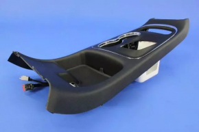 Center Console Trim with Cup Holders Dodge Durango 14-16 Black