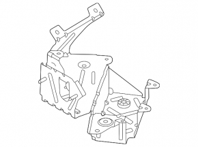 Bracket for air conditioning system cooler with valve BMW i4 22-26