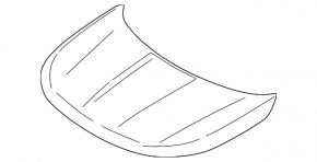 Mitsubishi Outlander 2022-25 bare hood