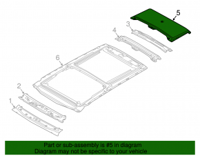Roof metal Kia Sorento 16-20 for panorama