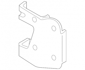 Left cruise radar bracket VW Touareg 15-17