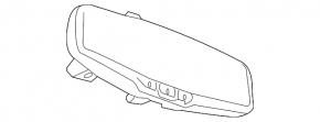 Interior mirror Chevrolet Bolt 17-19 with auto-dimming, black