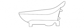 Right front bumper air duct for Hyundai Venue 20-25