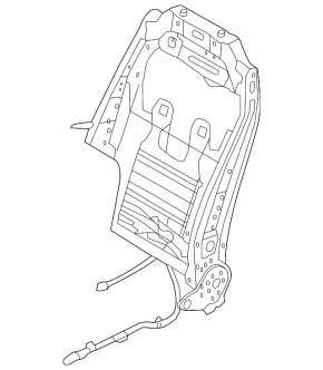 Driver's seat backrest adjustment motor for Hyundai Santa FE Sport 13-18