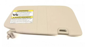 Left visor Subaru Impreza WRX GH 08-14 gray
