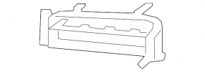 Right front bumper grille for Porsche Cayenne 19-23 sport