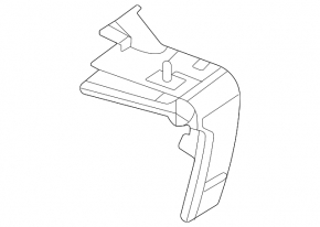 Mercedes W213 E 17-23 interior hood release handle red